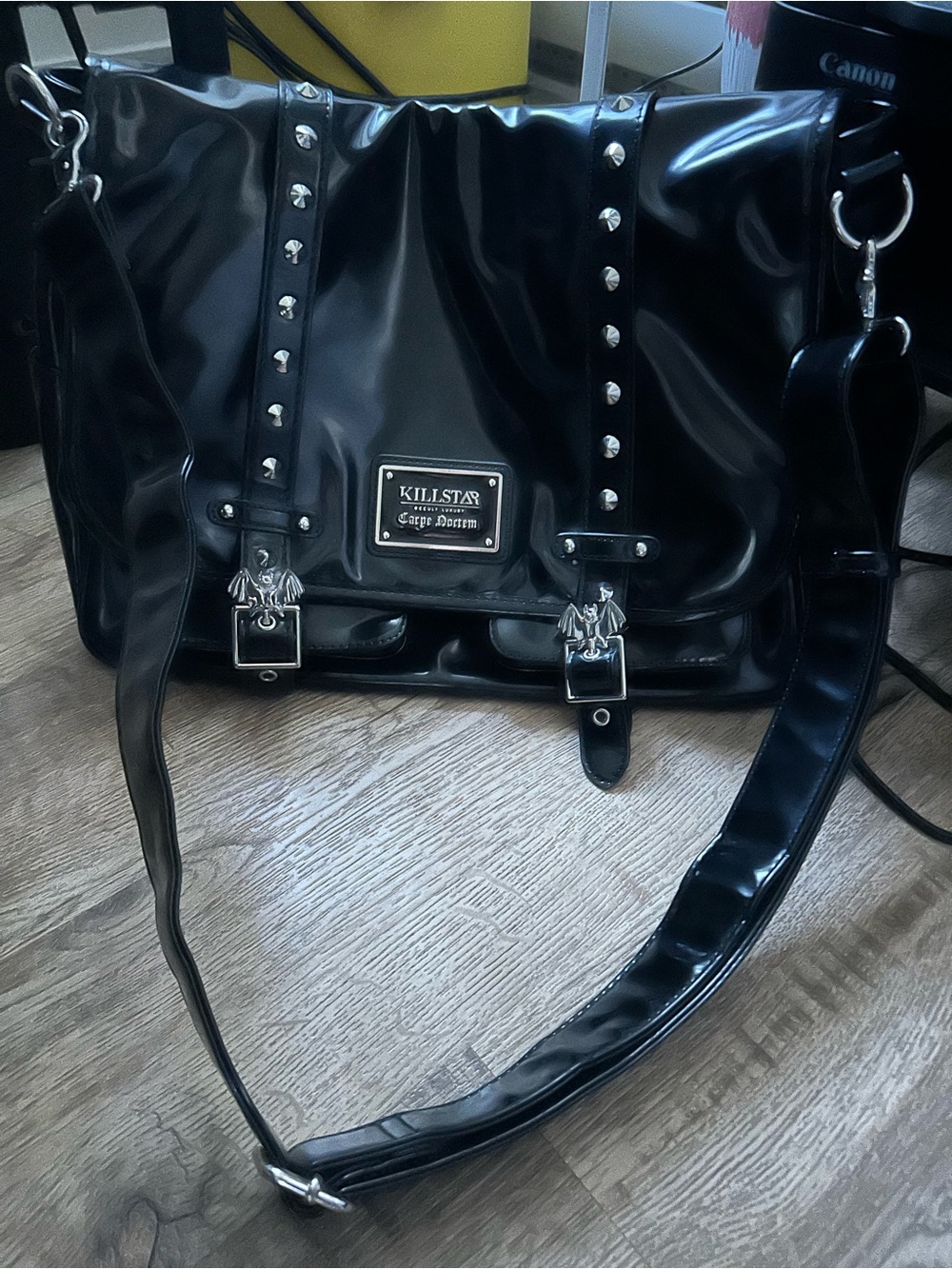 Killstar Go bats Studded Satchel